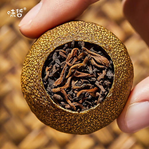 10年树龄·浦北小青柑 晒足80小时 5年陈宫廷普洱 3烘2晒 半生晒更好喝 商品图4