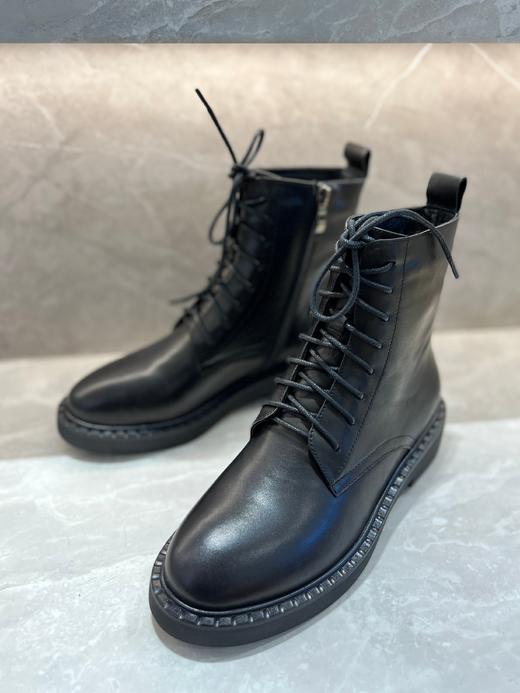 IUIU SECOND 加绒秀气圆头内拉链马丁靴短靴U21DS46141 商品图2