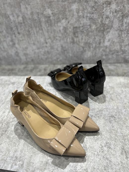 IUIU SECOND 新款气质尖头方根浅口单鞋U23AE12671 商品图1