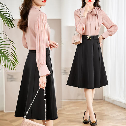 春款气质森系时尚休闲舒适甜美修身显瘦两件套HR-WM8001 商品图6