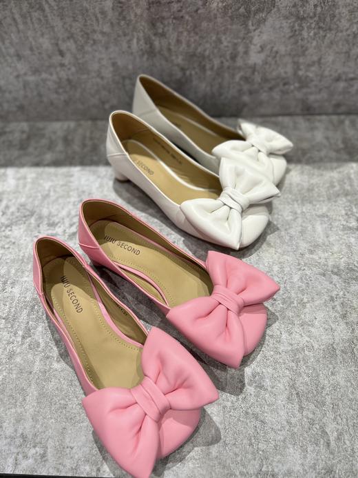 IUIU SECOND 新款娃娃头蝴蝶结少女风单鞋U23AE12631 商品图1