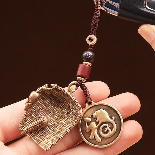 【十二生肖黄铜簸箕挂饰】 商品图4