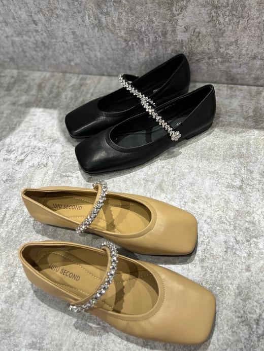 IUIU SECOND 新款方头平底玛丽珍单鞋U23AE12451 商品图5