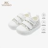 英氏童鞋儿童男宝宝学步鞋23春夏休闲软底运动小白鞋YFXHJ1P083A 商品缩略图1