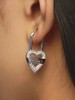 【赵今麦同款】cityheart城市爱心锁耳环#1820 商品缩略图1