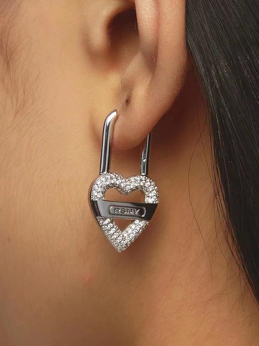 【赵今麦同款】cityheart城市爱心锁耳环#1820 商品图1
