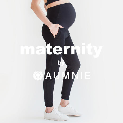 孕妇托腹调节运动卫裤 / Over-The-Bump Maternity Sweat Pants 商品图0