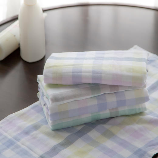 大道自然 双层方格纱布毛巾 商品图1