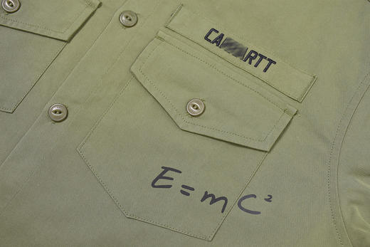 卡哈特联名MD 爱因斯坦相对论 长袖衬衫 Z-10220 商品图5