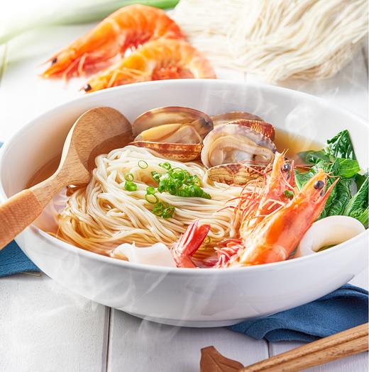 台湾阳光晒干的刀削面、关庙面、阳春面 面条根根分明 色泽白净均匀 面皮饱满 薄厚适中 面香味扑面而来|百里食0115 商品图3