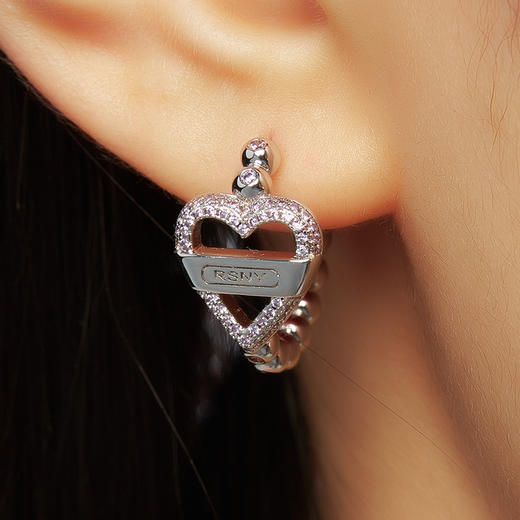 City heart城市爱心耳环#1816 商品图3