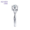 MEMORA诗普琳玫瑰誓约系列白色18K金钻石单镶钻戒DR1947 商品缩略图2