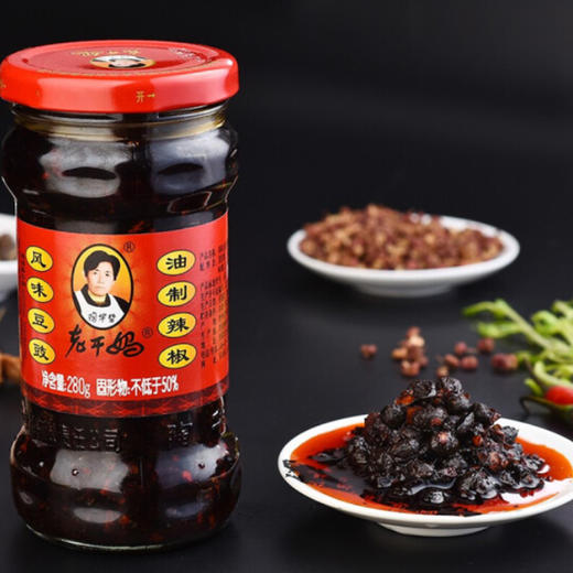 老干妈-风味豆豉油制辣椒280g 商品图1