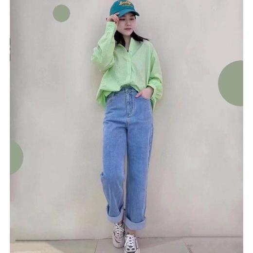 3楼 玖姿直筒牛仔裤 商品图2