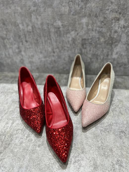 IUIU SECOND 新款尖头亮面高跟鞋婚鞋仙女鞋U23AE12761 商品图6