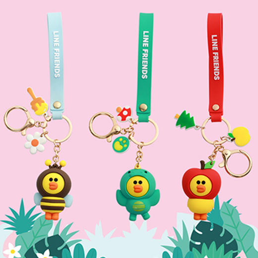 line friends布朗熊可爱钥匙扣 商品图3