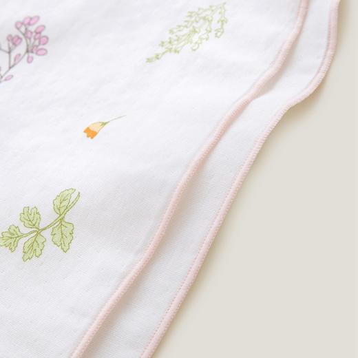 英氏婴儿快乐兔子纱布汗巾女宝宝幼儿园5A抑菌垫背巾YMGDJ0P032A 商品图3