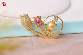【花语】南洋金珍珠胸针