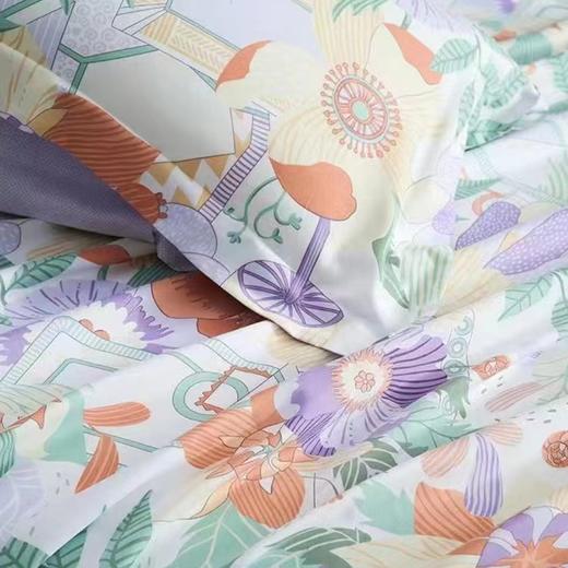 10楼 富安娜 聚酯纤维印花四件套-夏日晴歌200*230cm 吊牌价1180元 活动价599元 商品图1