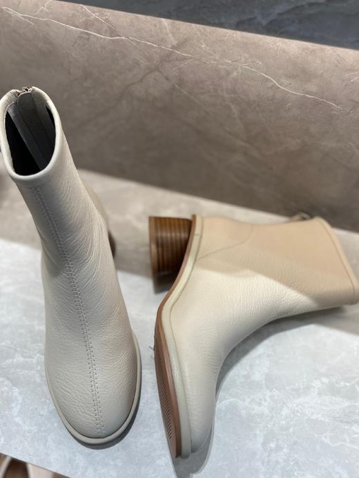 IUIU SECOND 圆头后拉链切尔西靴短靴U21DS45381 商品图3