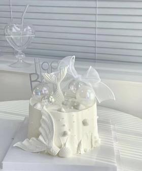 唯美鱼尾 一鲜奶动物奶浴蛋糕