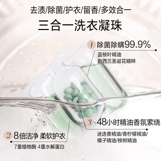 【绽家】洗衣凝珠持久留香除螨去污渍三合一多功能洗衣液柔顺护衣 商品图3