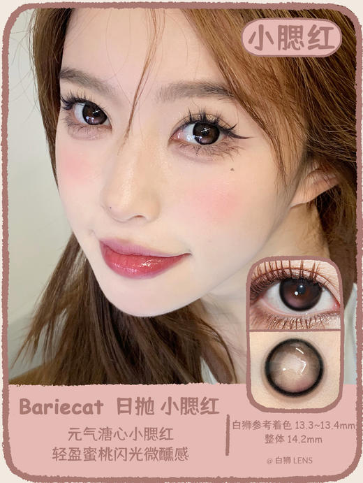 Bariecat日抛 · 半糖牛乳&小奶球&小腮红&小苍蓝 ·日抛 一盒十片装 商品图12