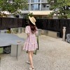 金蘑菇菇【夏至未至】立体感气质小花花v领连衣裙 商品缩略图2