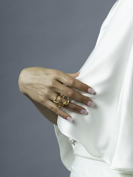 APRESI｜TANGLED Revolving Ring [观复起伏感戒指] 商品图0