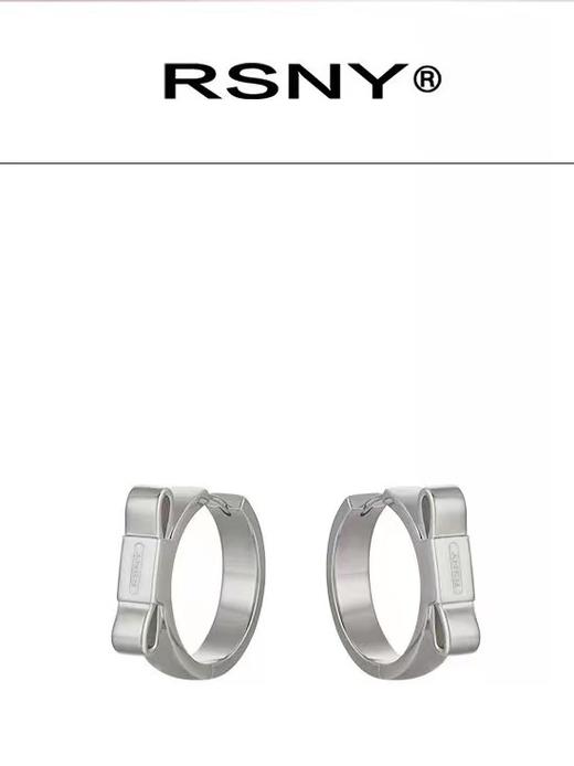 Lovely me蝴蝶结耳环#1642 商品图1