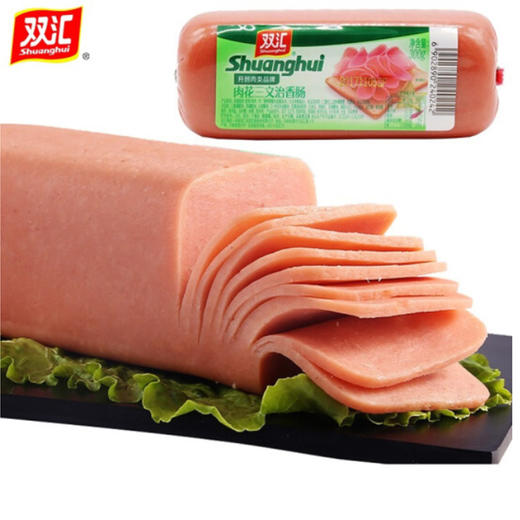 双汇肉花三文治火腿肠300g方型火腿 商品图1