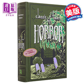 预售 【中商原版】经典恐怖故事 Leather-Bound Classics: Classic Tales Of Horror 英文原版 Editors Of Canterbury Classics