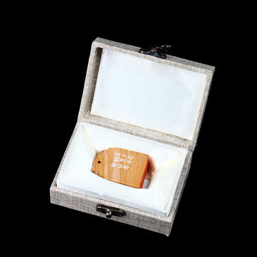 闲章孤品003658:毓慧篆刻“君子之交淡如水” 闲章木纹石 商品图5