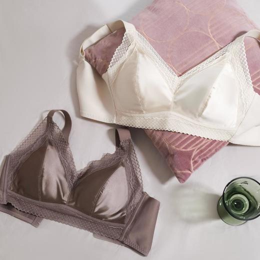 【又美又舒服】林小眠·轻法式内衣，丝滑光泽缎面，温柔支撑承托，丰满、小胸都爱穿 商品图8
