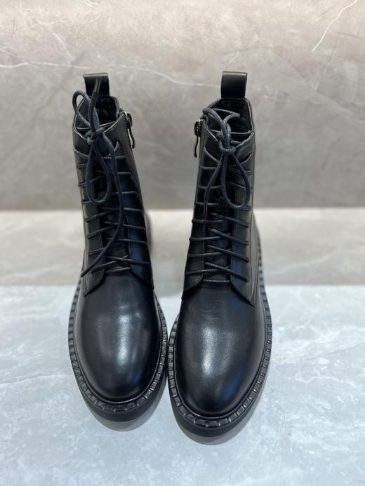 IUIU SECOND 加绒秀气圆头内拉链马丁靴短靴U21DS46141 商品图0