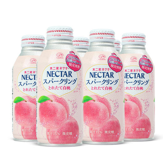 不二家 白桃味微碳酸果汁饮料 商品图2