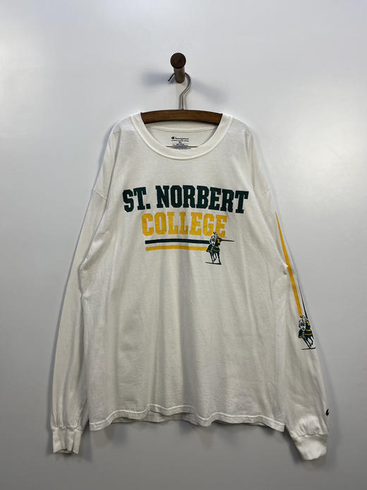 Champion 冠军 圣·诺伯特大学 St. Norbert College 长袖T恤 _SLT(XL) 商品图1