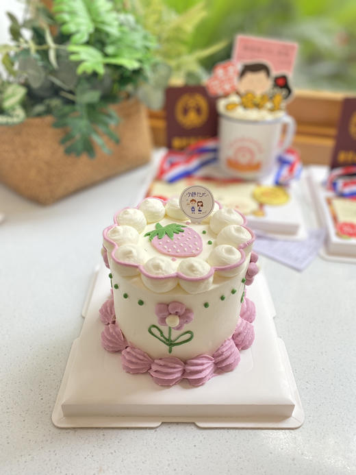 四寸小清新奶油蛋糕 下单前请仔细阅读商品详情 商品图1