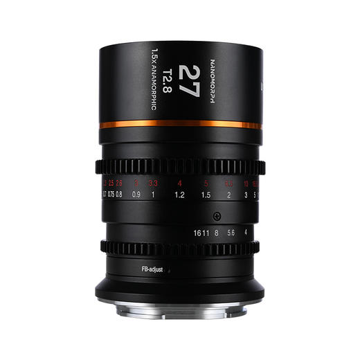 LAOWA老蛙 Nanomorph系列 S35画幅 1.5X变形宽银幕电影镜头（27mmT2.8/35mmT2.4/50mmT2.4） 商品图0