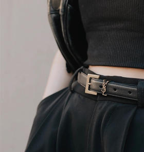 难得一见的好东西！贸易公司订单！！里外全皮 YSL女士腰带