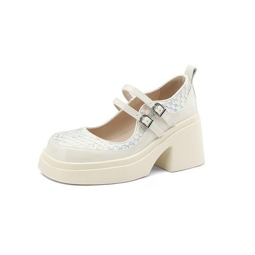 春季新款，厚底高跟浅口玛丽珍鞋TYM-6143 商品图14