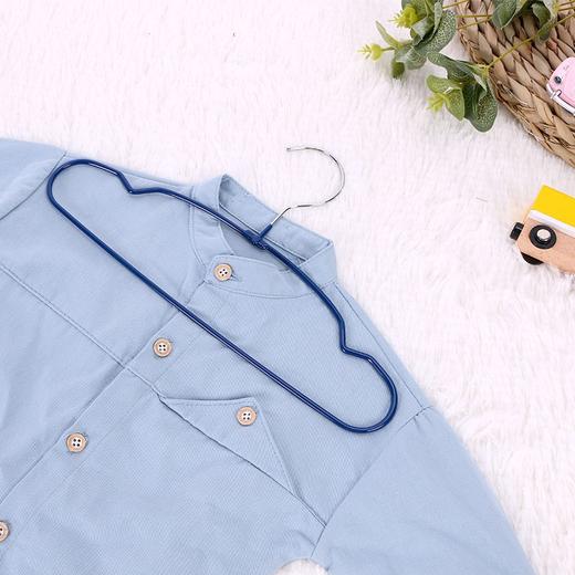 三特儿童衣架小号宝宝婴儿衣挂防滑新生儿无痕衣服架子幼衣撑8支装 商品图2