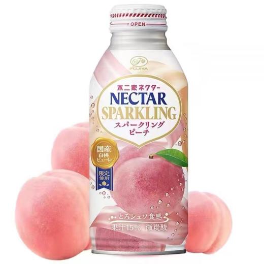 不二家 白桃味微碳酸果汁饮料 商品图0