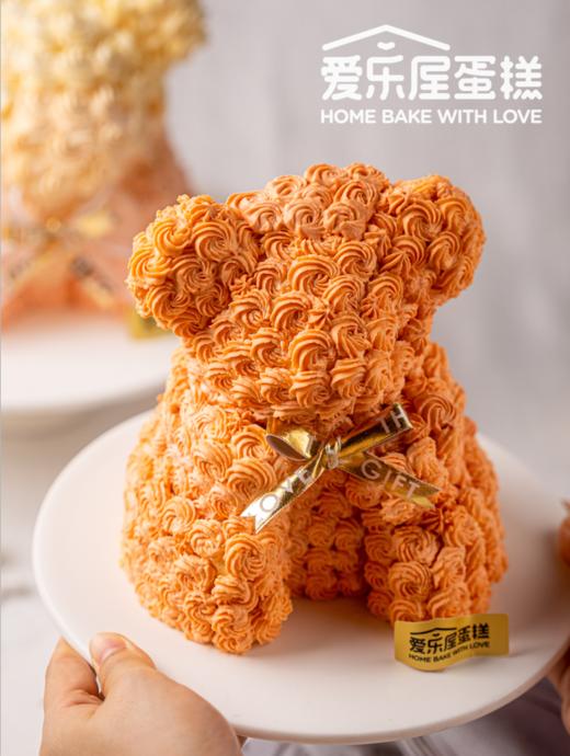 立体永生花小熊蛋糕 商品图4