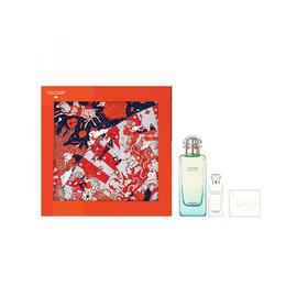 【预售 急单慎拍】Hermes/爱马仕尼罗河花园淡香水套盒 淡香水100ml便携式淡香水7.5ml+香皂50g