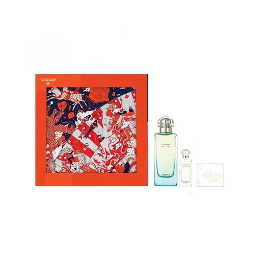 【预售 急单慎拍】Hermes/爱马仕尼罗河花园淡香水套盒 淡香水100ml便携式淡香水7.5ml+香皂50g 商品图0