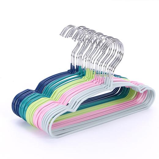 三特儿童衣架小号宝宝婴儿衣挂防滑新生儿无痕衣服架子幼衣撑8支装 商品图3