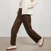 INANDON2023春季香蕉裤女新款高腰显瘦直筒阔腿裤运动卫裤棕色拖地裤子 商品缩略图4
