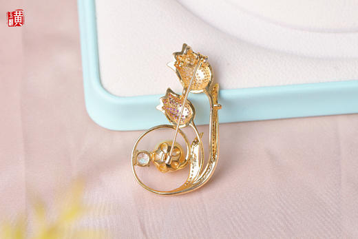 【花语】南洋金珍珠胸针 商品图2