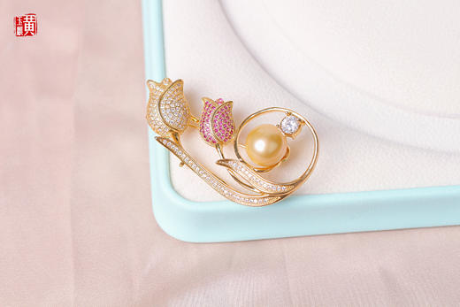 【花语】南洋金珍珠胸针 商品图1